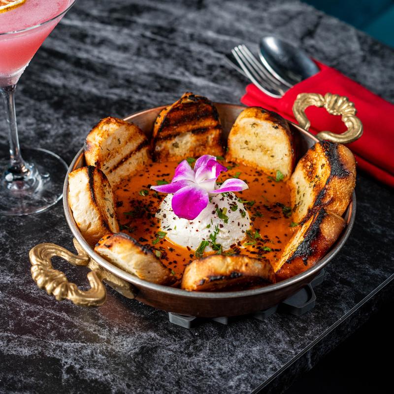 menu item 8 of 22, Goat Cheese Tomato Dip*