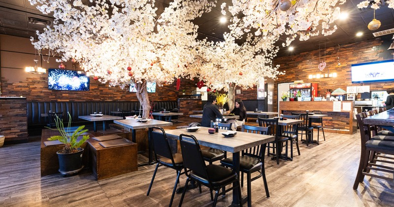 Interior, dining area