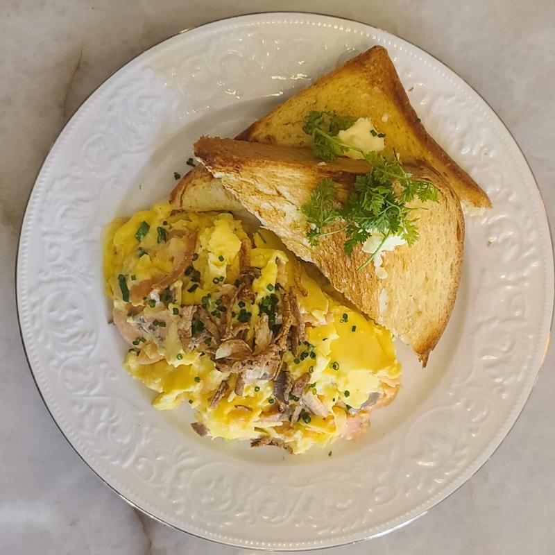 SALMON SCRAMBLE photo