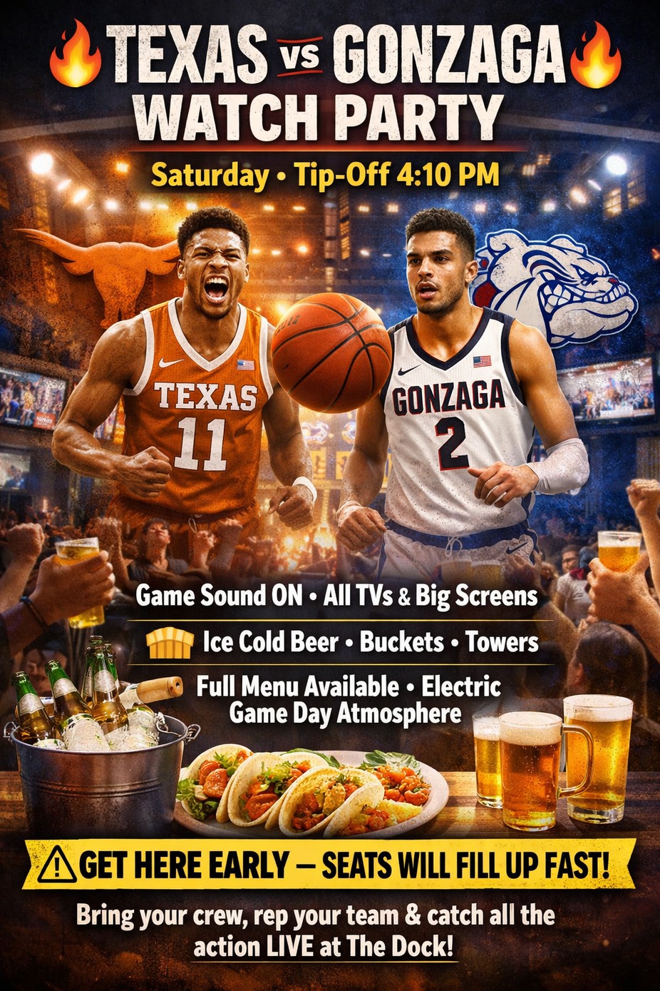 TEXAS vs GONZAGA WATCH PARTY event photo