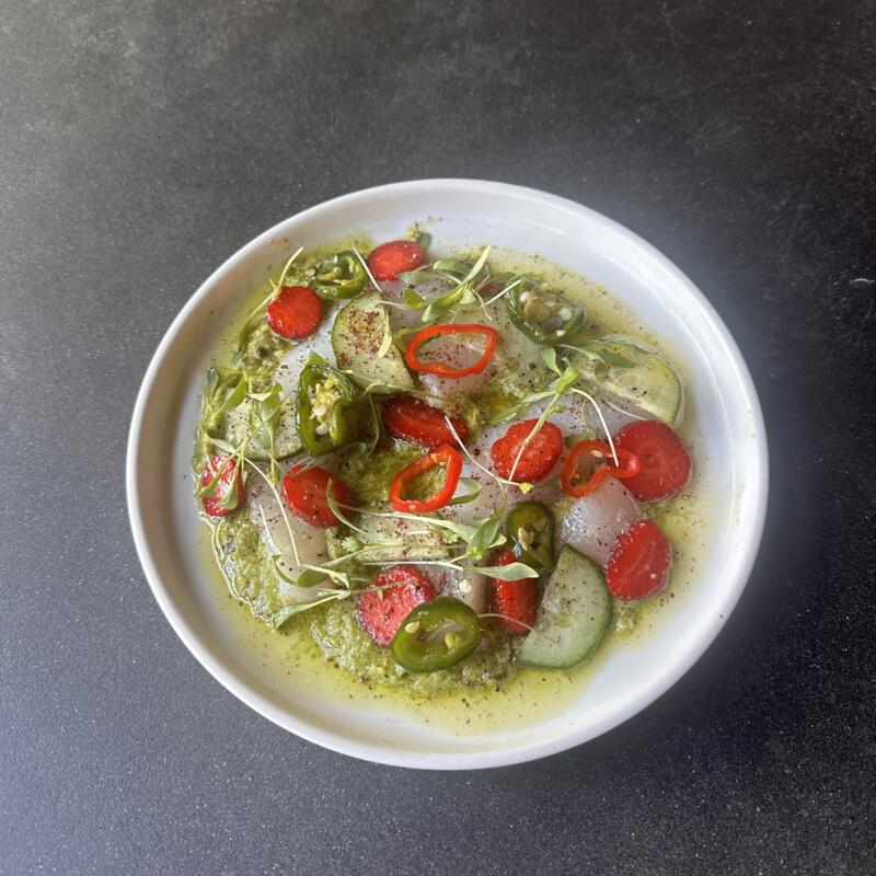 Halibut Crudo photo