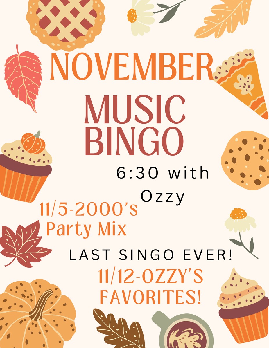 Music Bingo with Ozzy: 2000s Party Mix event photo