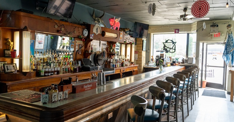 Interior, bar area