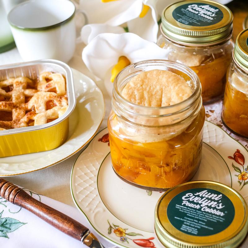 Peach Cobbler Jars photo