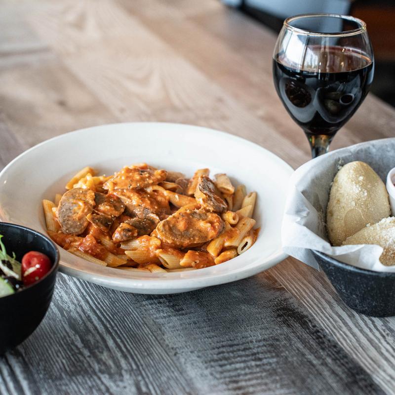 Penne Alla Vodka with Italian Sausage photo