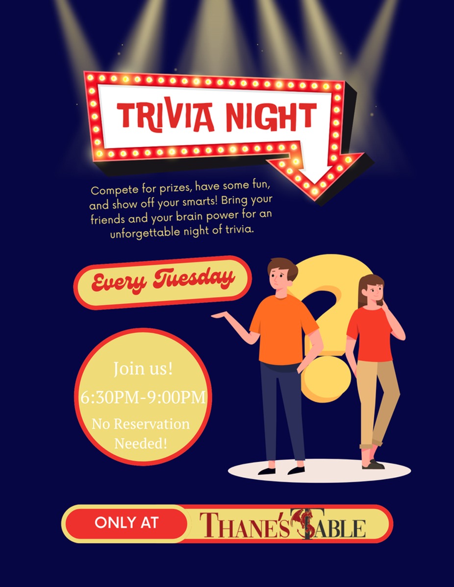 Weekly Nerdy Trivia! event photo