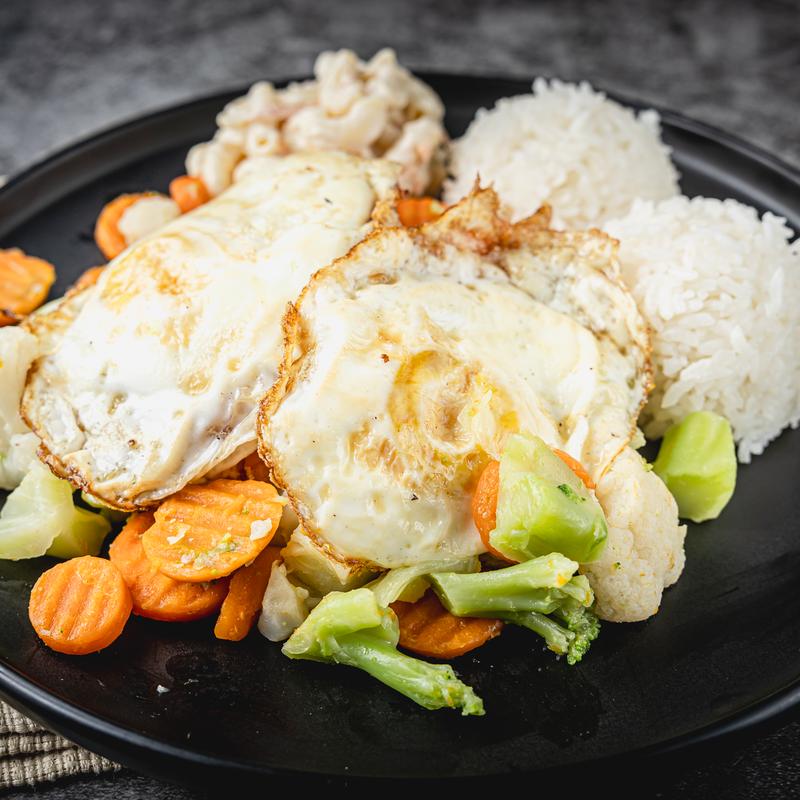 V2 - Veggies Plate with 2 Eggs photo