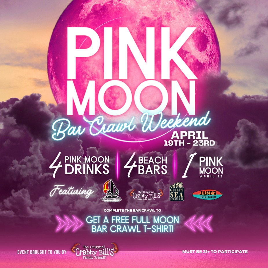 Pink Moon Weekend Bar Crawl event photo