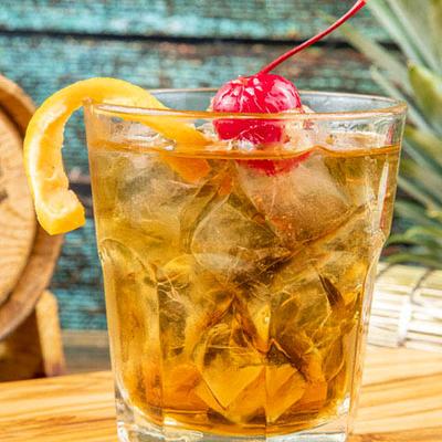 Old fashioned cocktail.