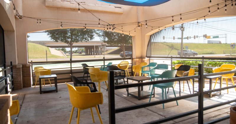 Exterior, seating place on patio