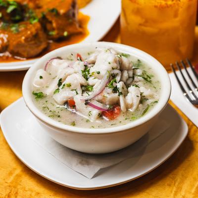 Fish ceviche.