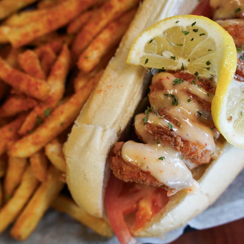 menu item 7 of 8, Shrimp Po'Boy