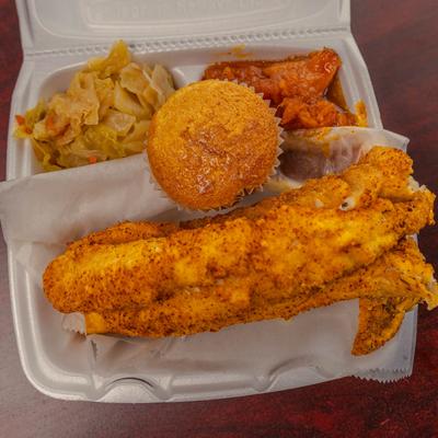 Catfish dinner.