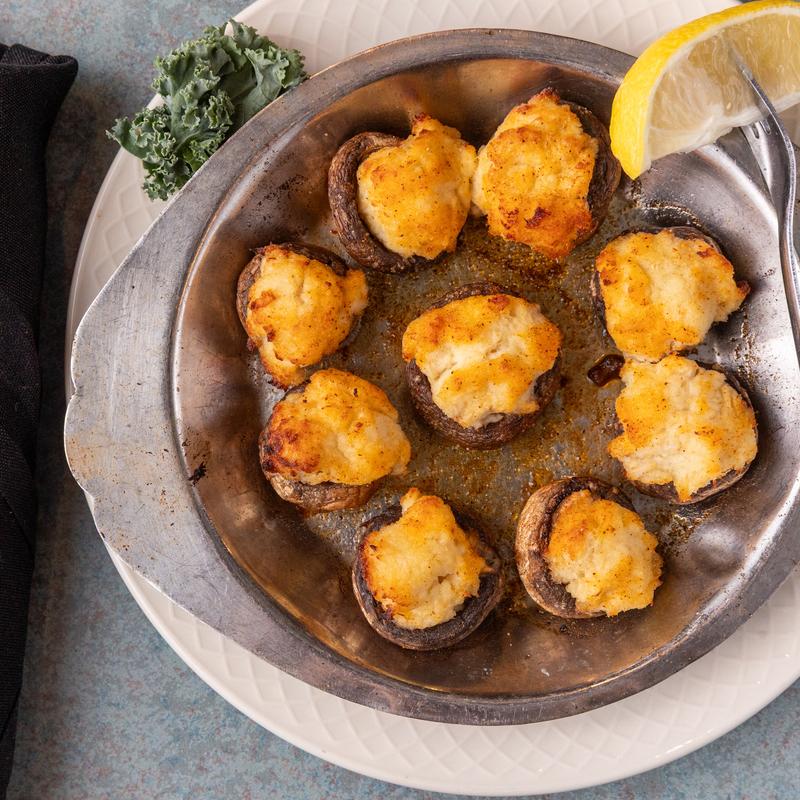 menu item 1 of 14, Crab Stuffed Mushrooms