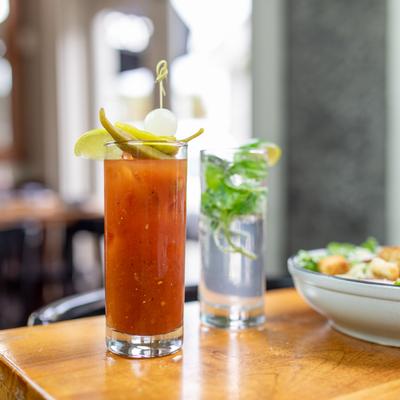 Bloody Mary and a Mojito.