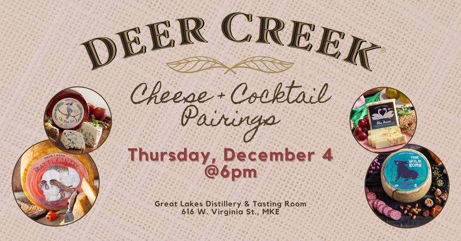Deer Creek Cheese & Cocktail Pairing event photo