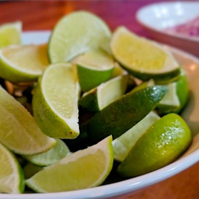 Lime Wedges.