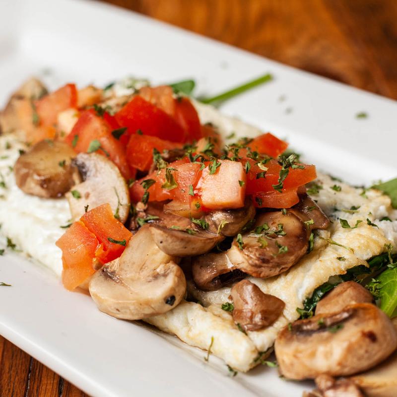 *Spinach & Mushroom Egg White Omelette photo