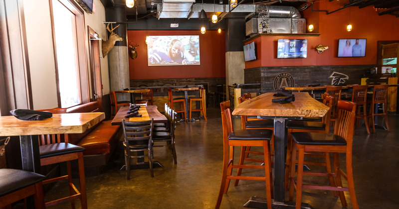 Interior, dining area