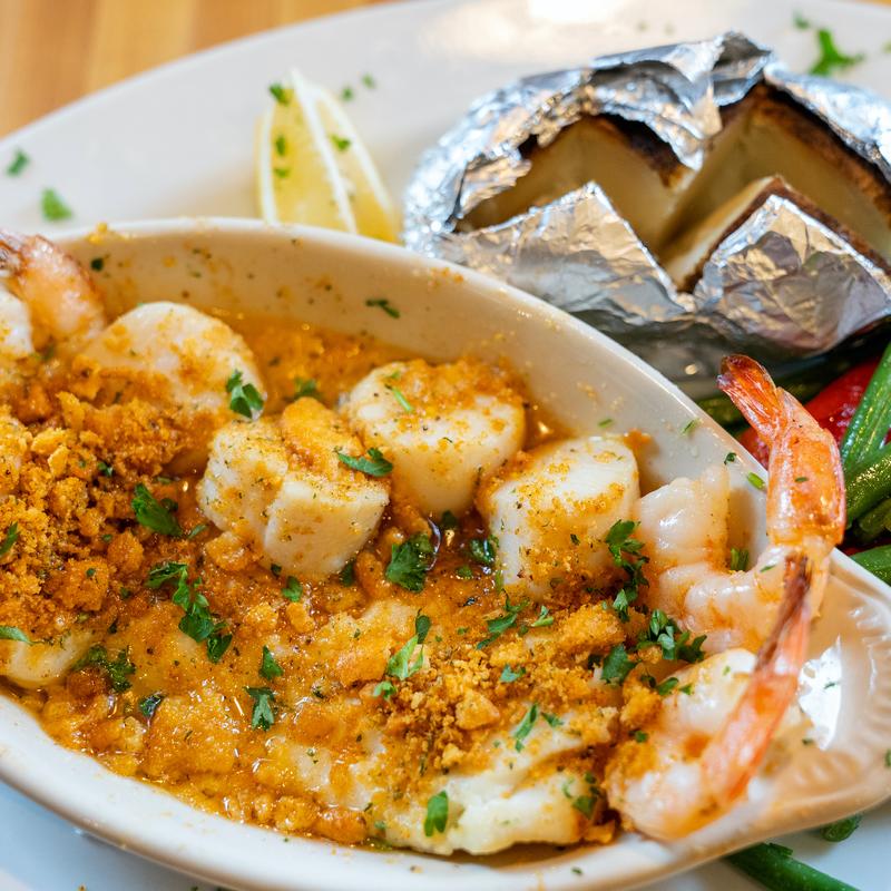 Baked Seafood Platter photo