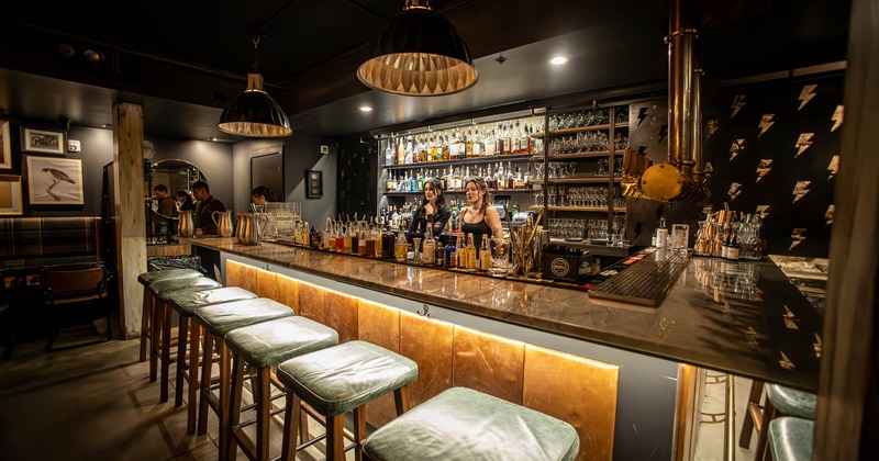 Interior seating area