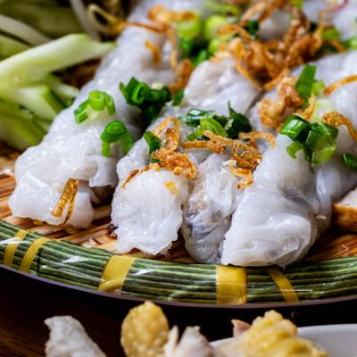 Vietnamese Rice Crepe.