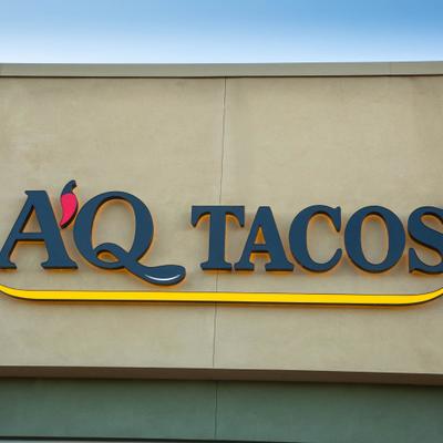Restaurant outdoor signage.