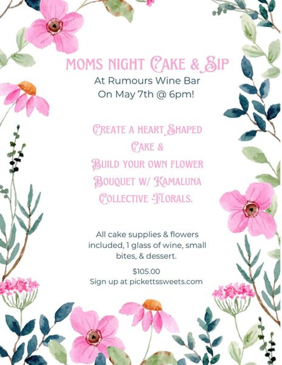 Cake and Sip with Mrs. Pickett's Sweets event photo