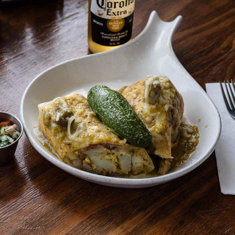 menu item 7 of 15, Chile Verde Burrito