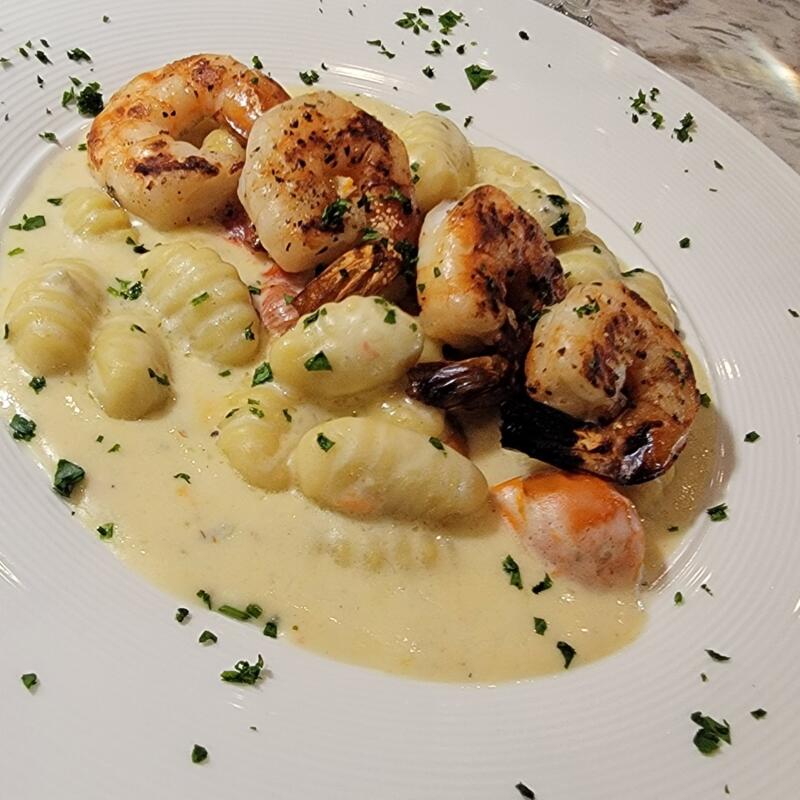 Gnocchi Al Gorgonzola with Shrimp photo