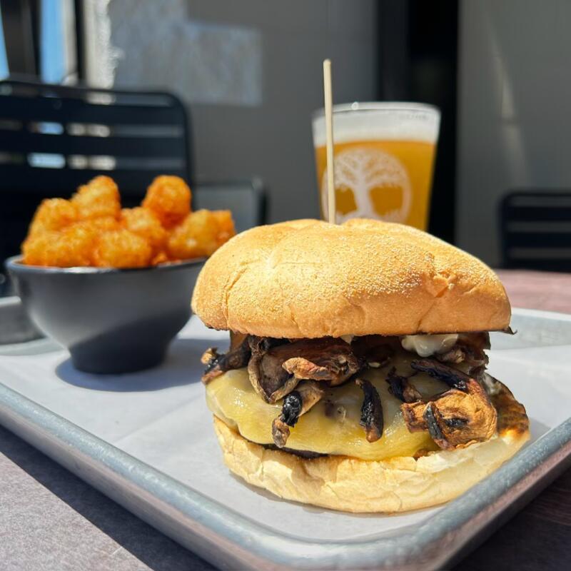 Havarti & Mushroom Burger photo