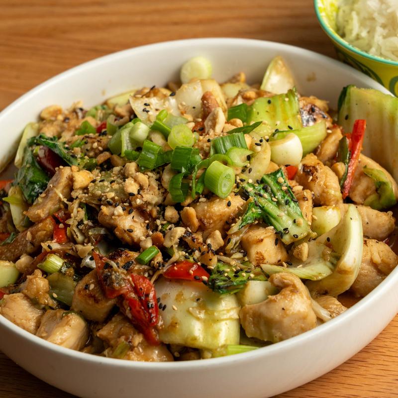 menu item 23 of 29, Ginger Miso Glazed Chicken (GF)