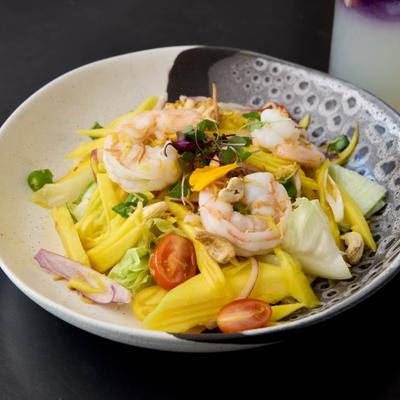 Green mango salad.