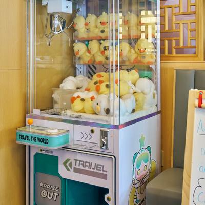 Arcade claw machine.