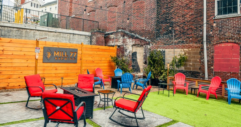 Outdoor seating area