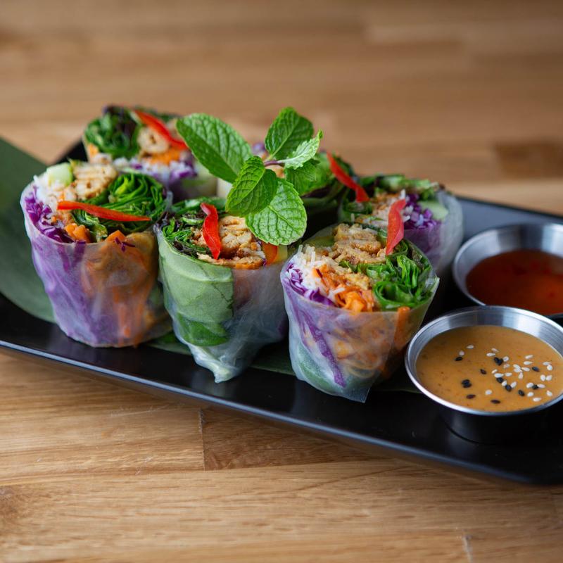 Satay Chicken Spring Rolls (GF) photo