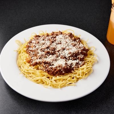 Venezuelan ground beef spaghetti.