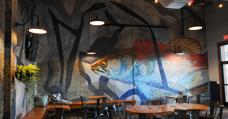 Interior, dining area