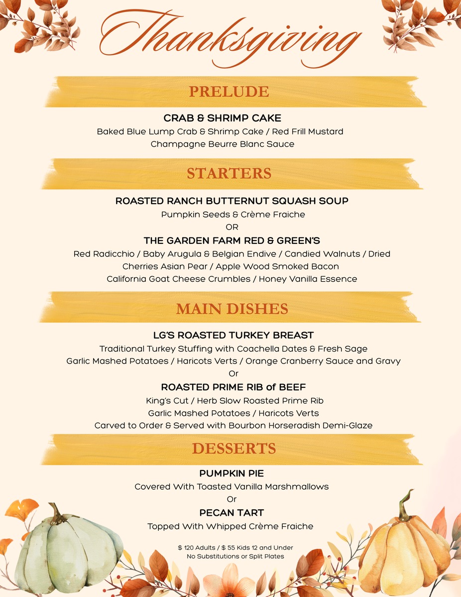 Thanksgiving event photo