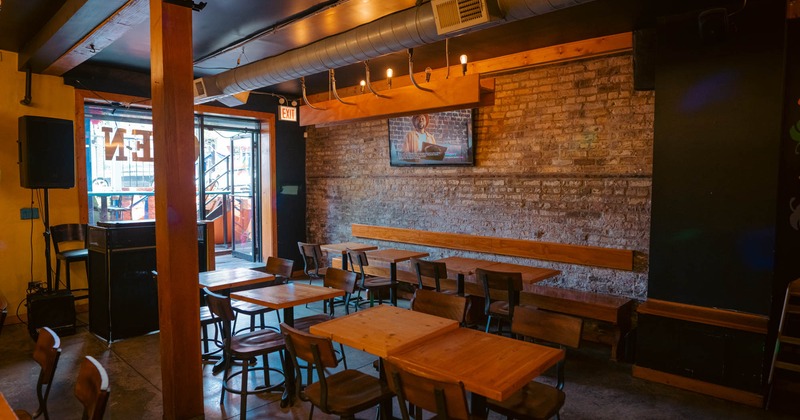 Interior, dining area