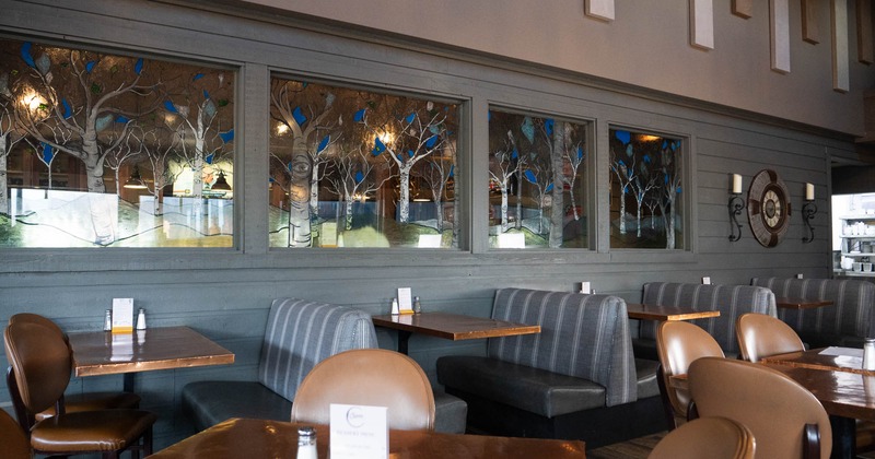 Interior, dining area