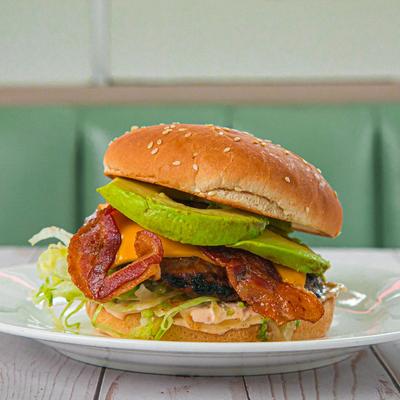 Avocado burger.