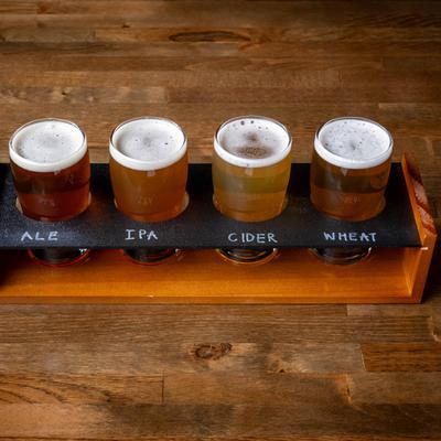 Beer flight.