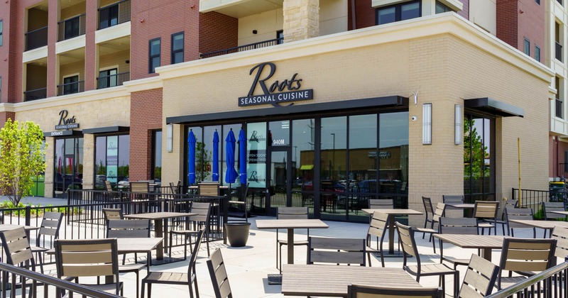 Exterior, patio, seating area