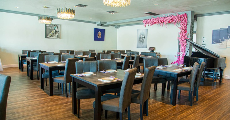 Interior, dining area