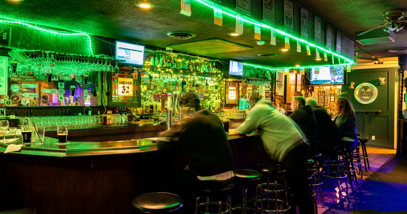 Interior, bar with stools