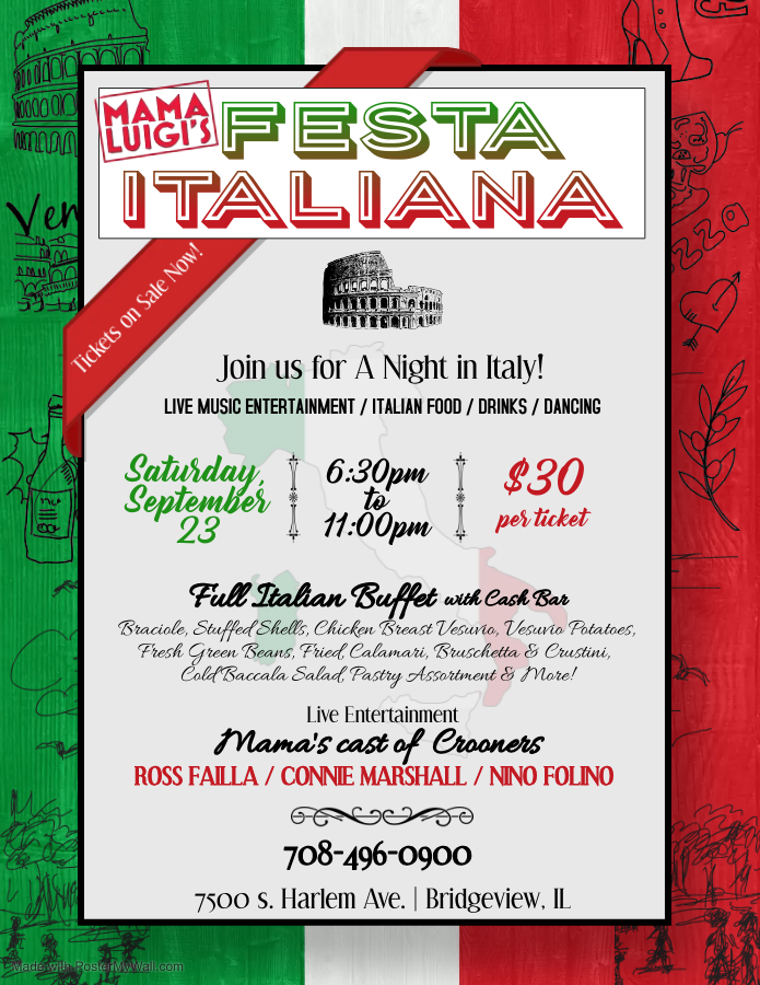 Mama Luigi's Restaurant South West Side, Bridgeview, IL