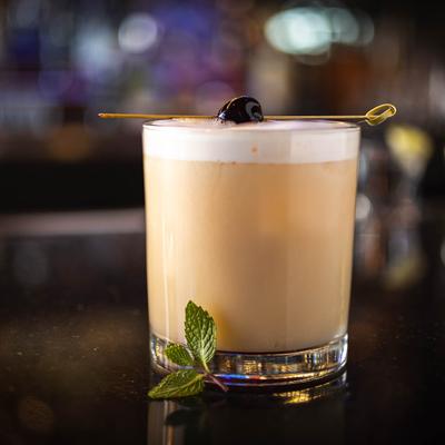 Whiskey Sour Cocktail.