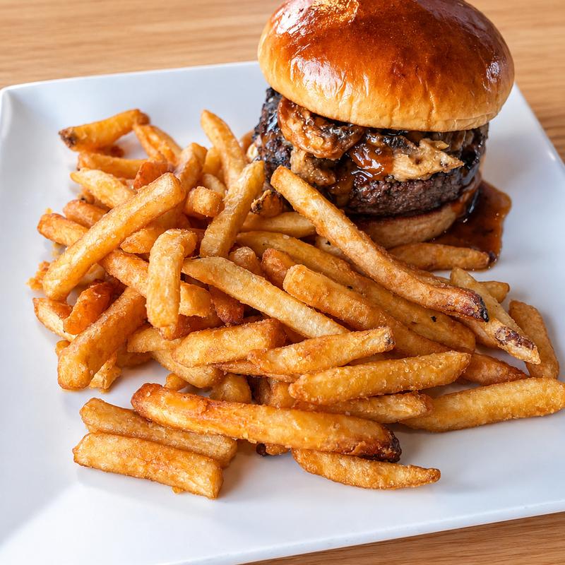 Mushroom Swiss Burger photo