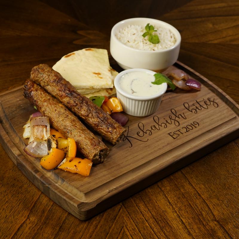 Beef Seekh kebab Platter photo